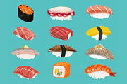 Procreate Sushi Drawing Brushes, a Brush Add-On by Artbykimmyw (Thumbnail 6 of 13)