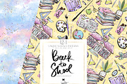 Back to School Teacher Patterns, a Pattern Graphic by KaramfilaS (Thumbnail 7 of 10)