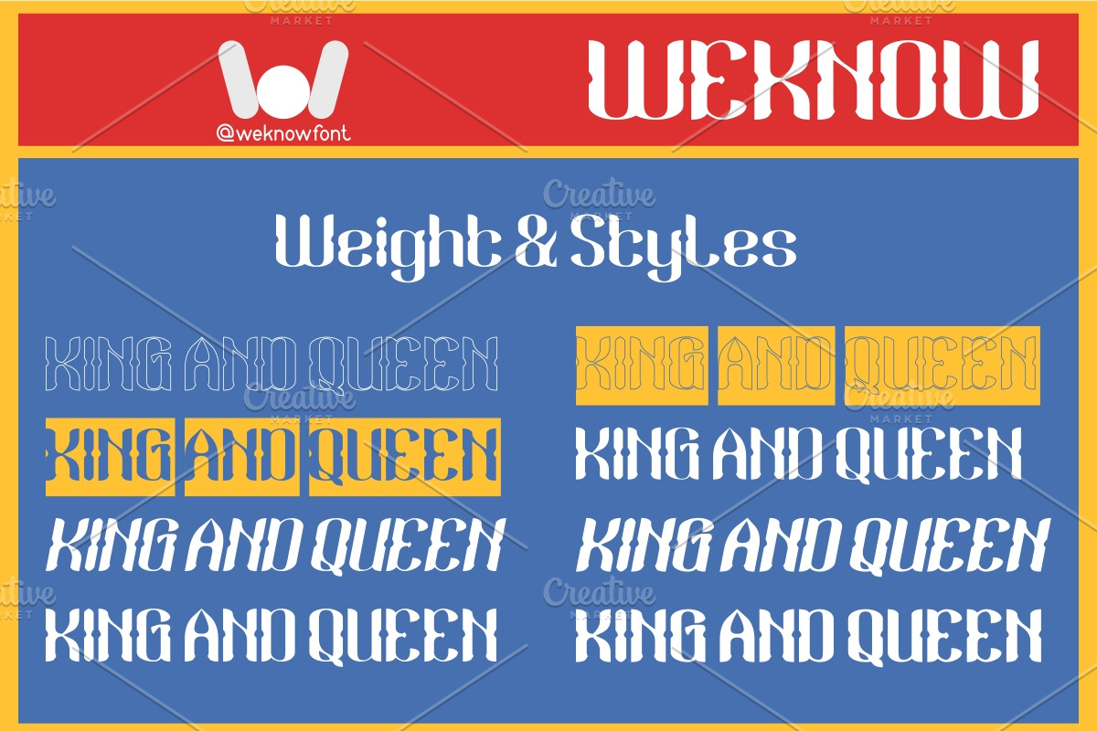 King and Queen font, a Font by weknow (Photo 7 of 8)