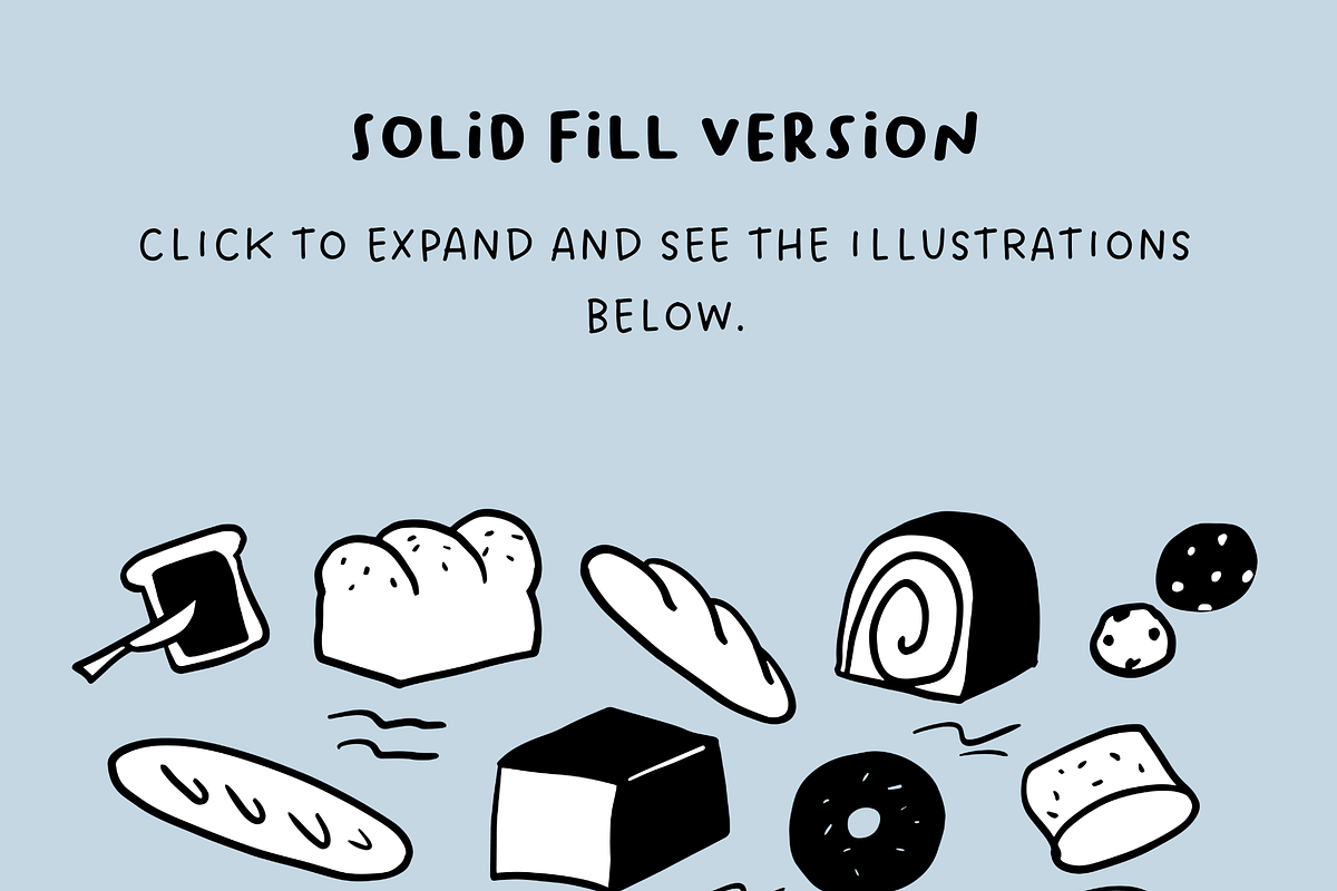 140+ Bread & Bakery Hand-Drawn Set, a Food Illustration by The Journey Atelier (Photo 5 of 20)