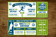 Vector Soccer Party Invites, an Invitation Template by Pingebat (Thumbnail 2 of 3)