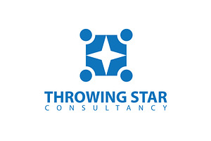 Four persons forming star symbol, a Person Illustration by LogosDen