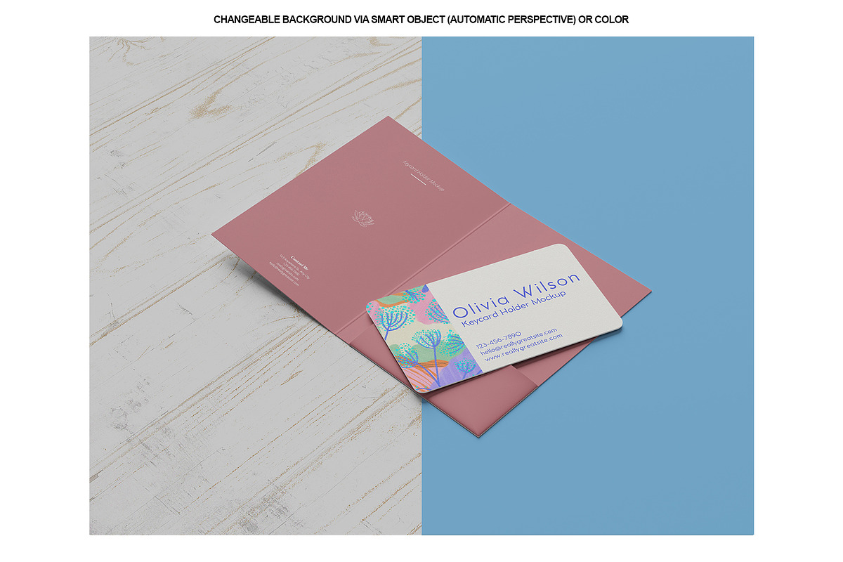 Keycard Holder Mockup, a Product Mockup by Tokobeta (Photo 6 of 7)