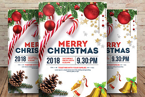 Merry Xmas Party Flyer, a Flyer Template by graphicforest