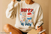 Happy 4th of July Hand-drawn PNG SVG, a Graphic by mh_arif (Thumbnail 2 of 4)
