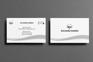 Minimal Business Card, a Business Card Template by Hzai-Designs (95)