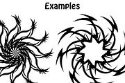 99 Tattoo Snowflake Shapes, a Shape Add-On by xresch (Thumbnail 5 of 5)