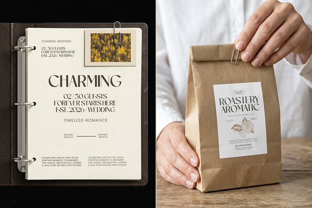 Royales Moonlight Careso, a Sans Serif Font by junanobi (Photo 6 of 8)