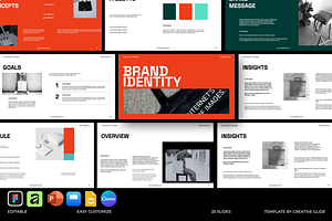 Brand Identity Canva Presentation, a Presentation Template by Creative Glide