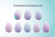 Pastel Themed Easter Egg PNG Bundle, an Object Graphic by 3PointsCreative (Thumbnail 6 of 7)