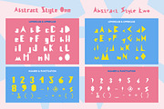 Abstract Style - 4 Abstract Display, a Font by PutraCetol Studio (Thumbnail 11 of 11)