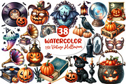 1920 Vintage Halloween Clipart, an Illustration by Dream Creation (Thumbnail 1 of 7)