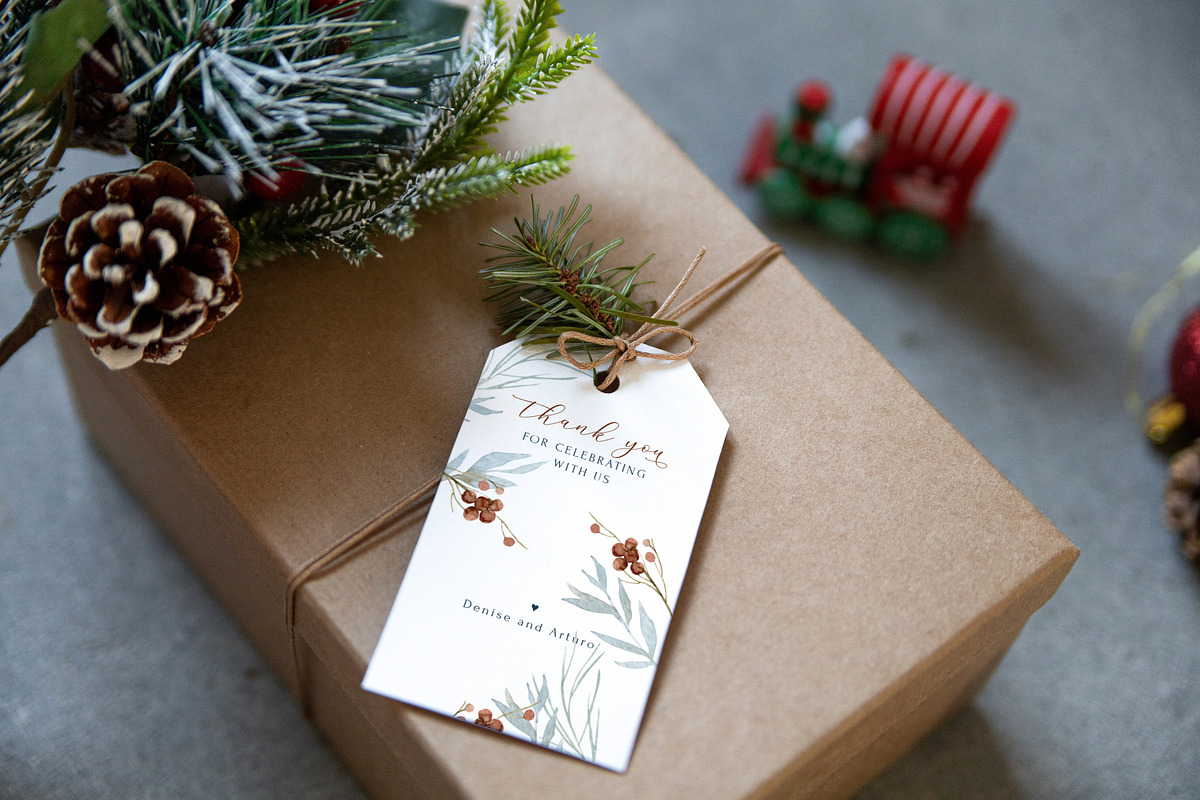 Christmas Gift Tag Mockup, a Product Mockup by ILoveMockupDesign (Photo 7 of 8)
