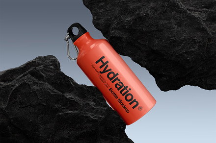 Hydration Bottle Mockup, a Cups & Container Mockup by eezo