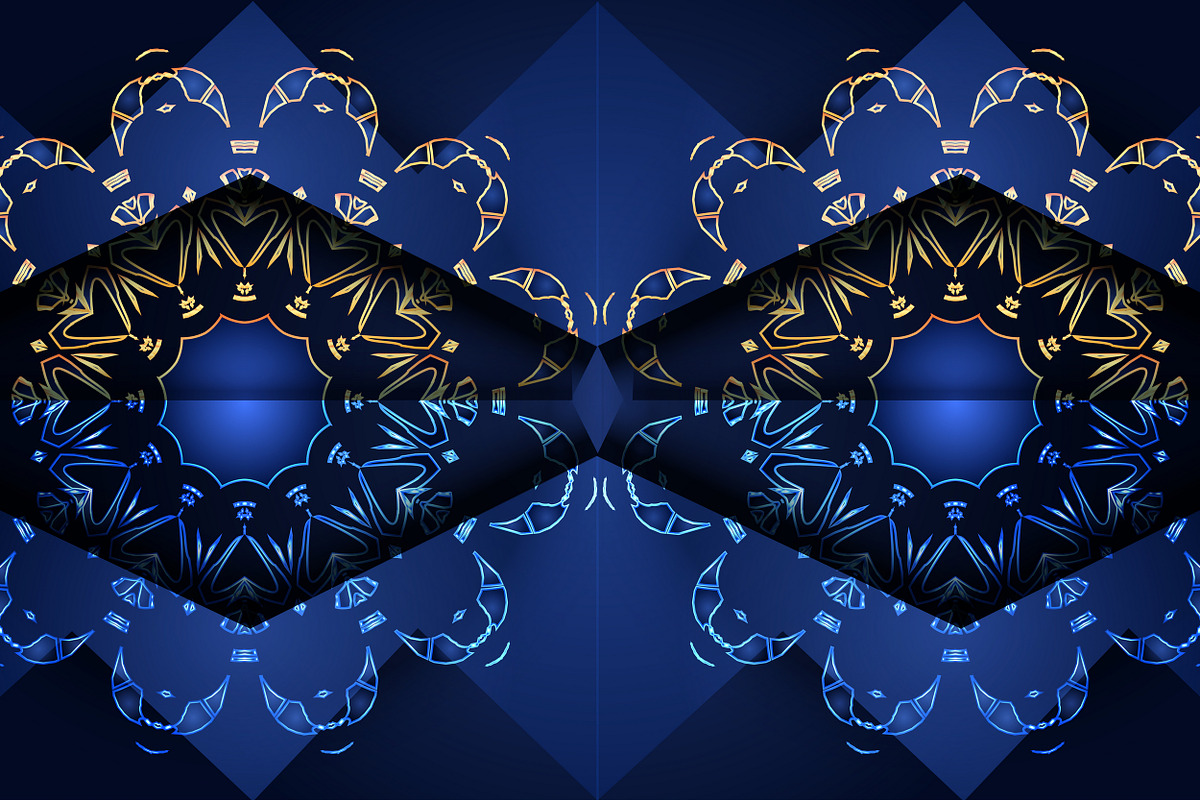 Mandala Oriental Floral art Bundle, a Background Graphic by NJ Himel (Photo 58 of 97)