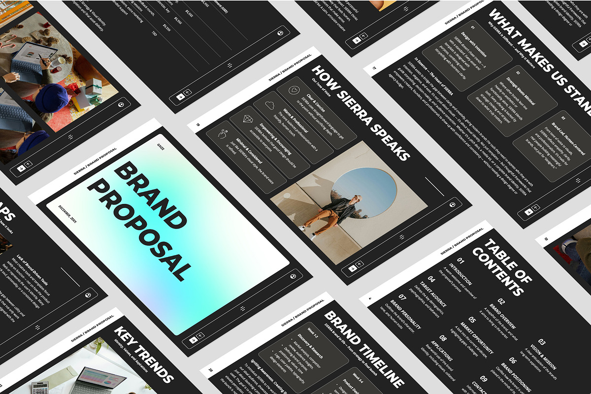 Brand Proposal Keynote Template, a Presentation Template by Gaize (Photo 9 of 10)