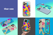 iPhone 13 pro clear/frosted case, an iPhone Mockup by Colatudo Store (Thumbnail 4 of 9)