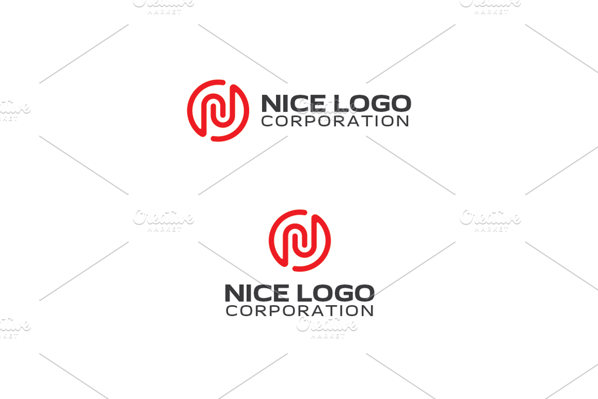 logo with the letter N, a Branding & Logo Template by Indigo Graphic Shop (Photo 2 of 4)