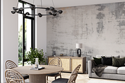 Wallpaper mockup Living room scene, a Household Mockup by Hunny Badger (Thumbnail 7 of 7)
