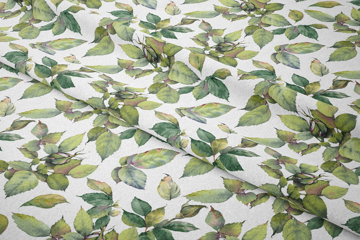 Watercolor Garden Rose Patterns, a Pattern Graphic by Jeanna Draw (Photo 4 of 12)