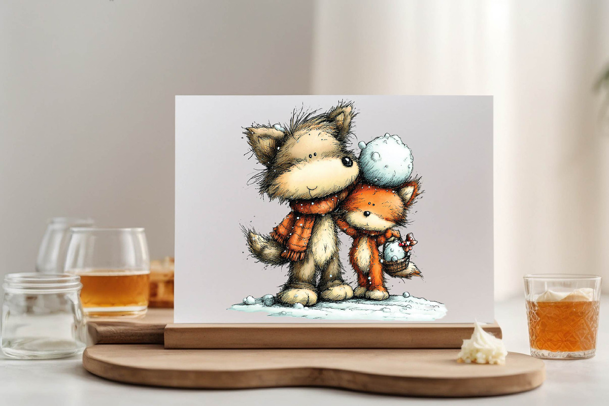 Whimsical Animals Best Friend Clipar, an Animal Illustration by SVGArt (Photo 4 of 9)