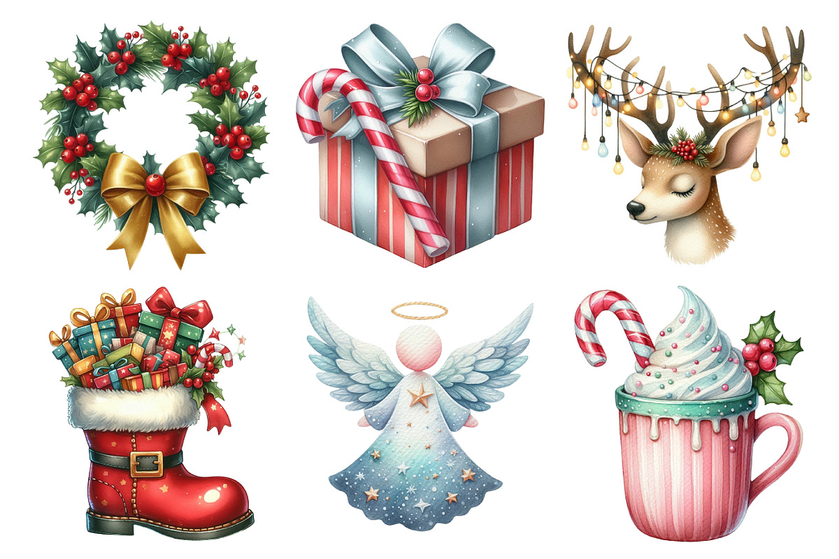 Christmas Winter Clipart, an Illustration by Daily.Designs (Photo 3 of 5)
