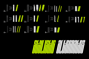 SEGAPUNK BOLD FUTURISTIC TYPEFACE