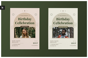 Birthday Invitation Card, an Invitation Template by Neermana