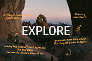 Happy Caps Handwriting Font, a Handwritten Font by Nonceni (Thumbnail 3 of 11)