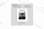 Funeral Welcome Sign B&W Canva FR001, a Poster Template by TyphoonStudio (Thumbnail 2 of 8)