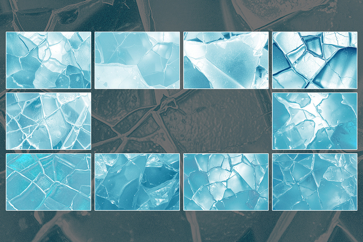 Frozen Ice Texture Backgrounds, a Background Graphic by Partikusi Design