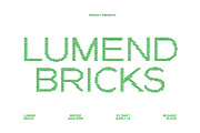 Lumend Bricks, a Sans Serif Font by Craft Supply Co. (Thumbnail 1 of 8)