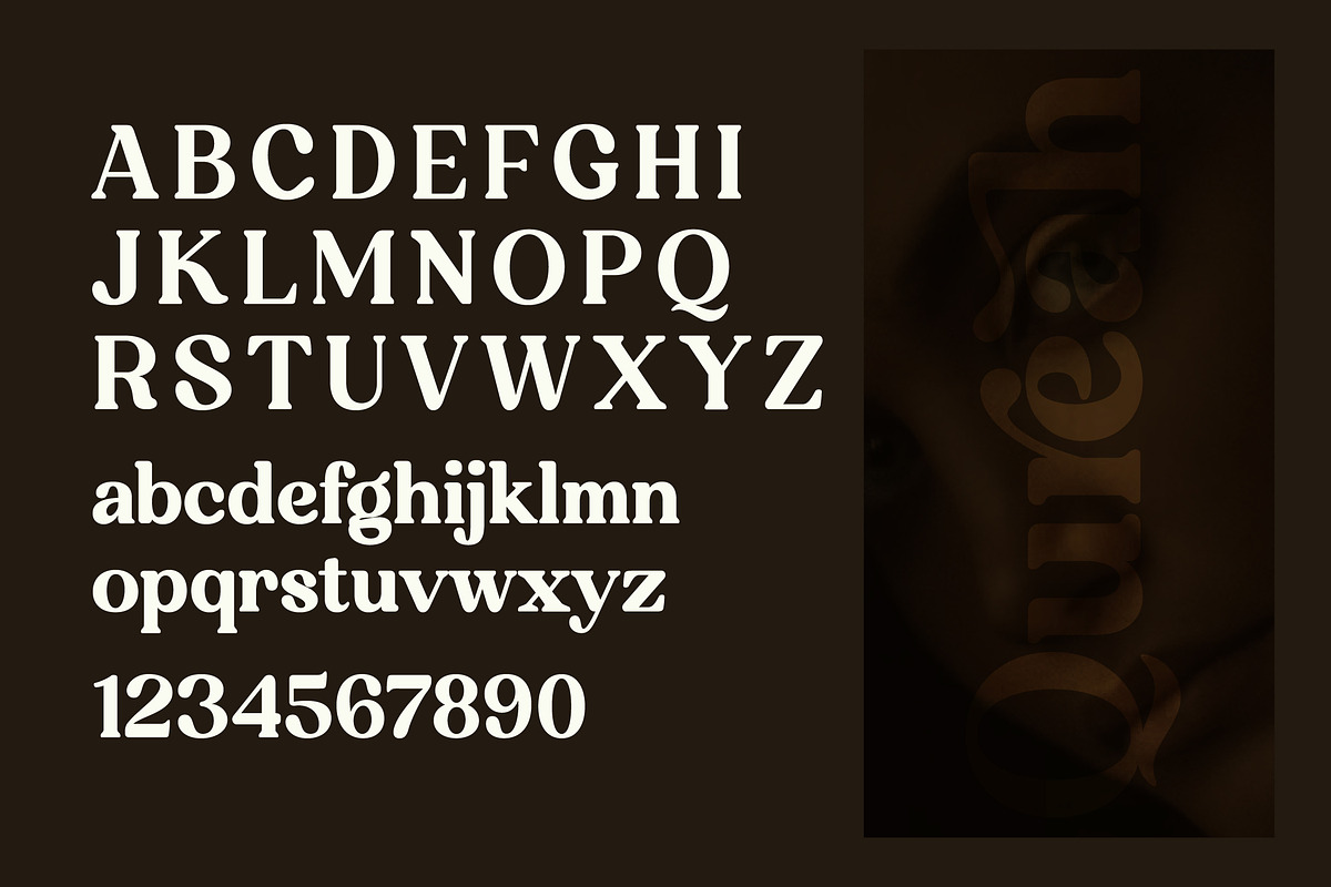 Qureah Modern Retro Serif Font, a Serif Font by Storytype Studio (Photo 12 of 15)