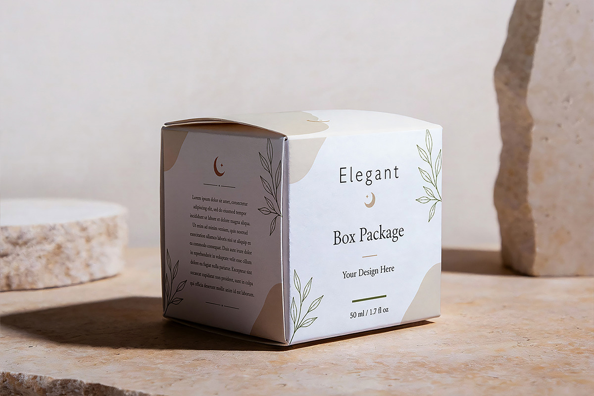 Elegant Box Package Mockup, a Packaging Mockup by Pitchlook.Studio (Photo 4 of 4)