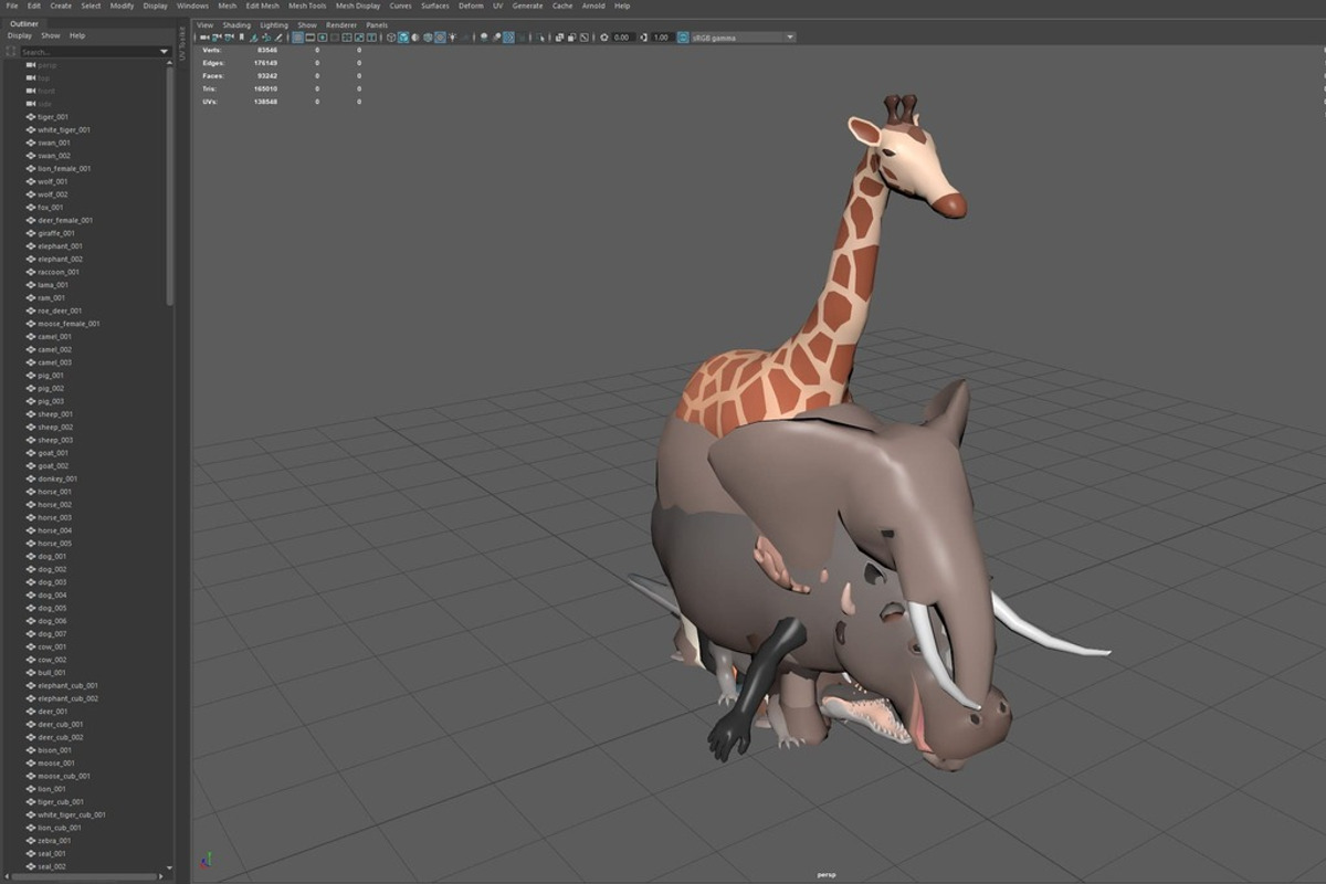 Animals 1, an Animal 3D Model by ithappy (Photo 29 of 32)