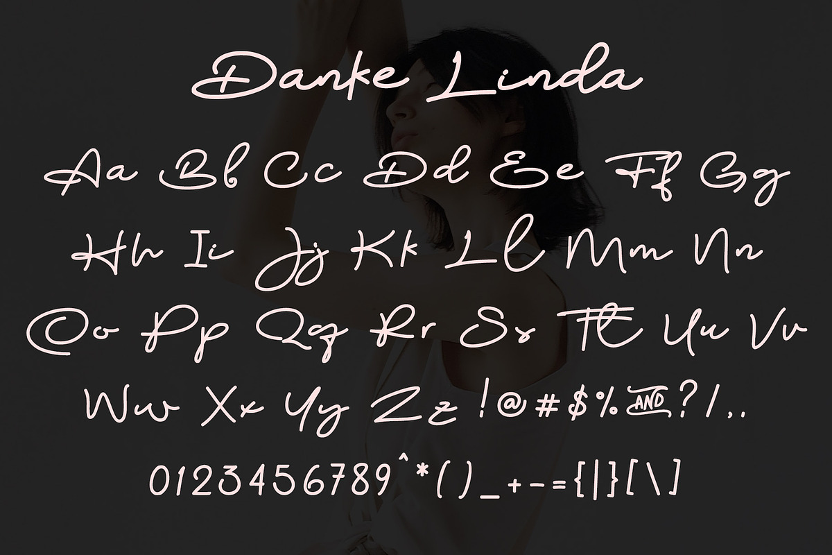 Danke Linda, a Script Font by Aldedesign (Photo 4 of 5)