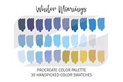 Procreate Winter Color Palettes, a Palette Add-On by STUDIO 17 (Thumbnail 7 of 10)