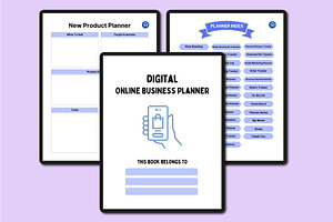 Digital Online Business Planner