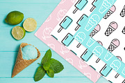 Ice Cream Font and Graphics Pack, a Script Font by Nadezda (Thumbnail 8 of 11)