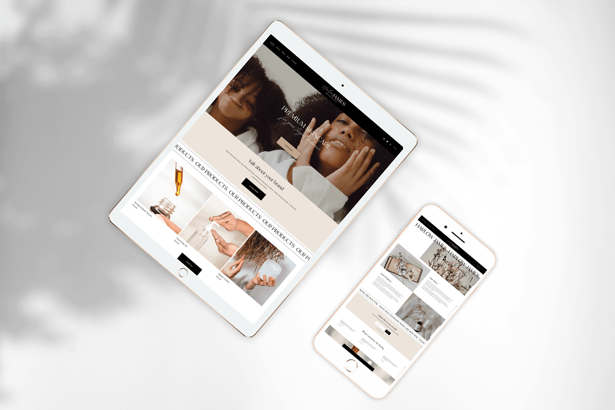 Boho Squarespace Website Template, a Squarespace Template by tinathetinybeana (Photo 6 of 6)