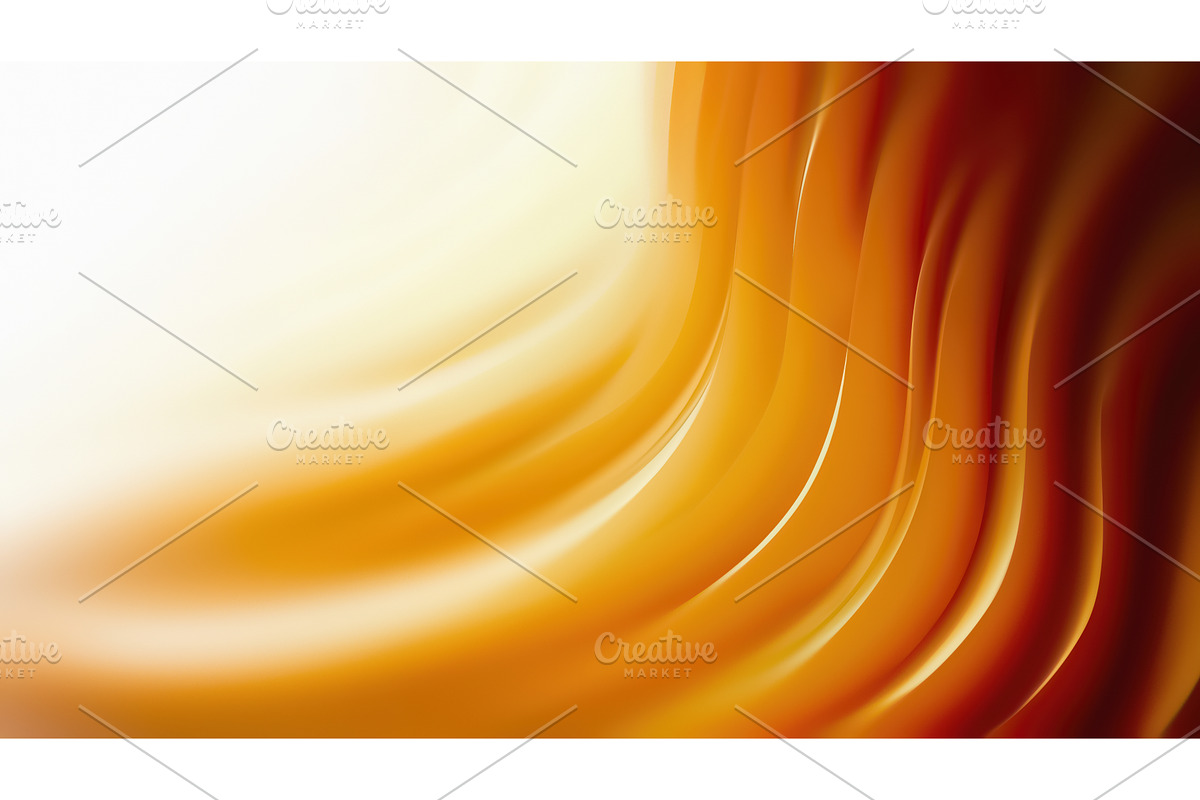 Vibrant Abstract Design With Flowing, an Illustration by BazziBa♥