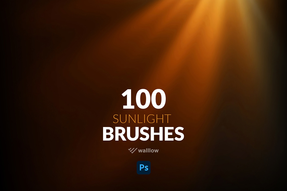 100 sunlight photoshop brushes, a Brush Add-On by Walllow Creatives (Photo 3 of 3)