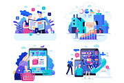 Company website vector Illustrations, a Work Illustration by Grivina's shop (Thumbnail 3 of 25)