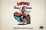 Retro Pin-Up Sublimation Bundle, an Object Graphic by GlitterCraft (Thumbnail 14 of 20)