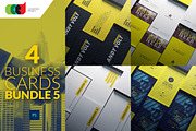 4 Business Cards Bundle 5, a Business Card Template by Cooledition (Thumbnail 1 of 5)