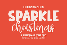 Sparkle Christmas - Display Font Duo
