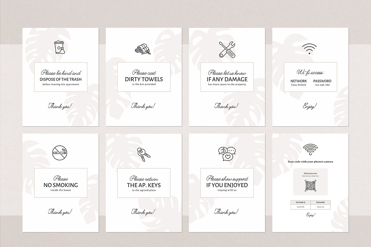 Airbnb Welcome Book Template Canva, a Marketing Template by Emmart Studio (Photo 5 of 7)