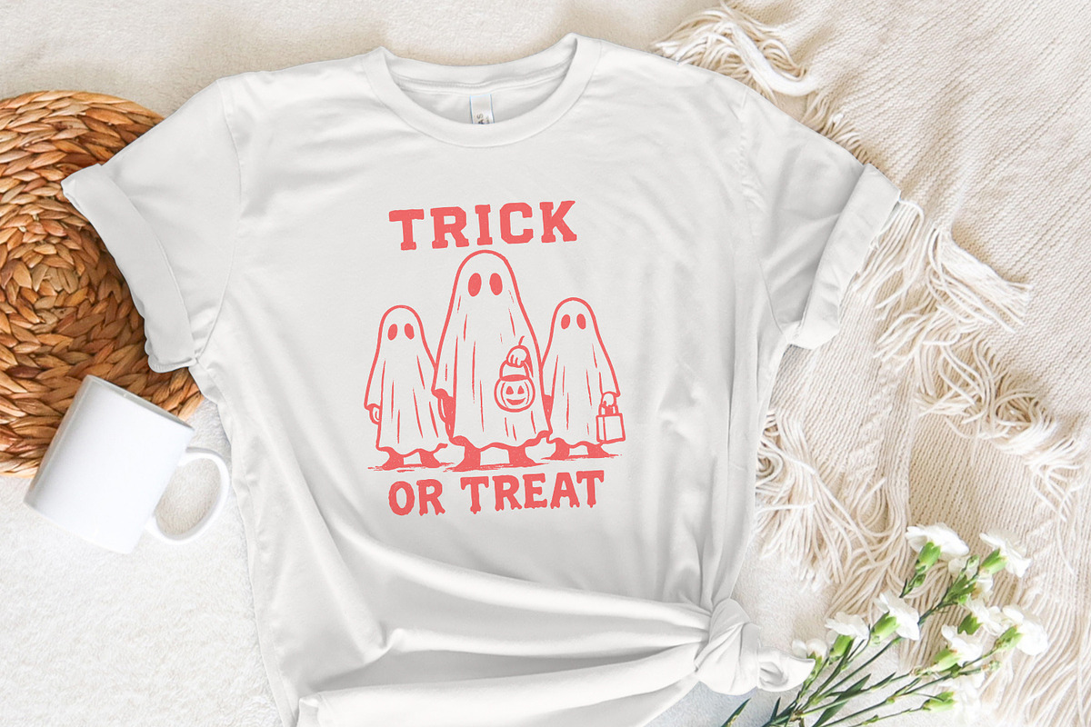 Trick Or Treat Retro Ghost PNG, an Illustration by SharpMarketplace (Photo 7 of 9)