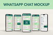 Whatsapp Chat - Smartphone Mockup, a Social Media Template by Design Scribble (Thumbnail 2 of 5)