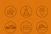 49 NAVIGATION simple icons, an Outline Icon by Palau (Thumbnail 3 of 4)